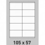Étiquette 105 x 57 - boite de 100 planches A4