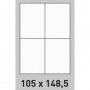 Étiquette 105 x 148.5 - boite de 200 planches A5