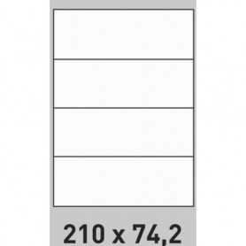 Étiquette 210 x 74.2 - boite de 500 planches A4