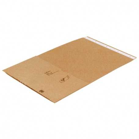 Étui carton standard avec fermeture adhésive Unipac® 430 x 350 x 50-10mm