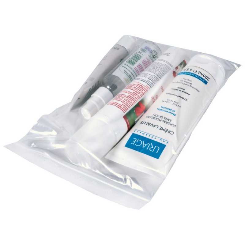 Lot De 1000 Sachets à Fermeture Zip 8x12 Cm - 50µ Qualité Alimentaire Avec Bande Blanche Pour Écriture