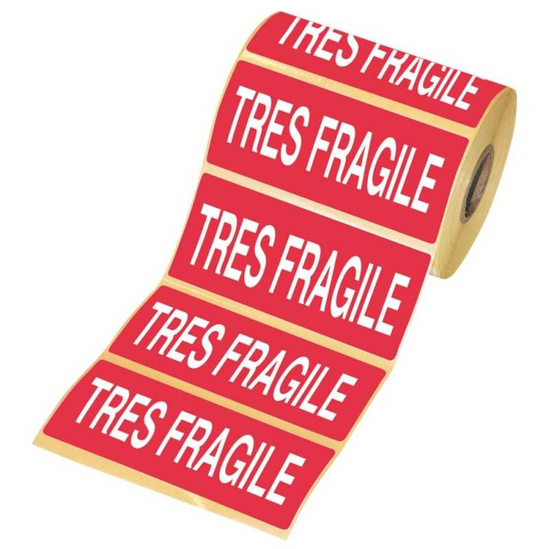 Etiquettes en papier Fragile