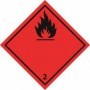 Étiquette pour le transport de matières dangereuses - GAZ INFLAMMABLES