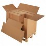 Caisse carton avec abattant - Qualité DD40 1180 x 780 x 750mm