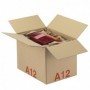 Caisse carton palettisable A - Norme ECT - Longueur de 300 à 600 mm 400 x 300 x 300 mm