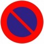Panneau d'interdiction - DÉFENSE DE STATIONNER