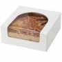 Boîte pâtissière avec fenêtre en cellophane 20 x 20 x 8cm