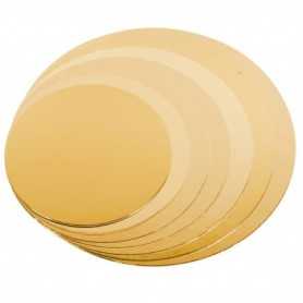 Rond pâtissier or épais diamètre 28cm