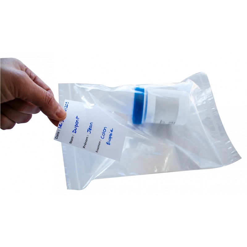 Sachets plastique à fermeture zip avec pochette Kangourou - Sachet plastique