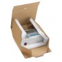 Boîte carton avec calage mousse recyclée - 240 X 180 X 50 mm
