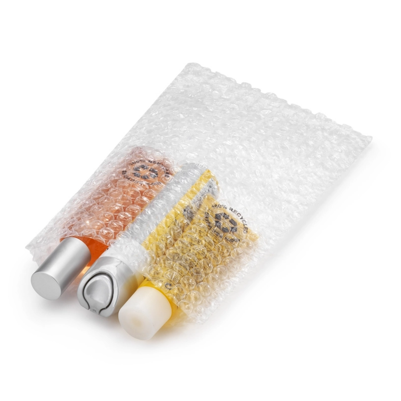 Eyccier Lot De 200 Sacs Pochettes à Bulles 10x20cm - Protection Choc Pour Maquillage, Bijoux & Électronique