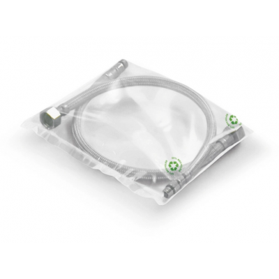 Sac plastique plat transparent recyclé 100 µ - 150 x 250 mm