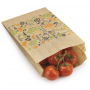 Sac primeur en kraft - 14 x 24 x 7 cm