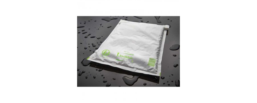 Pochette matelassée bulles plastifiée