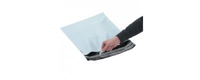 Pochette plastique opaque "aller-retour"
