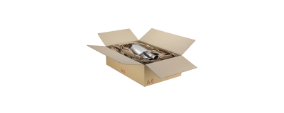 Caisse carton palettisable A  - Norme ECT  - Longueur: de 1 000 à 1 200 mm