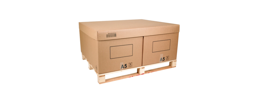 Coiffe pour caisse carton palettisable C2A - C1A et C2B