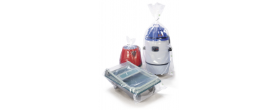 Sac plastique plat transparent recyclé 150 µ