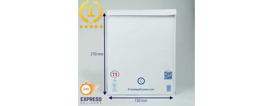 50 C0 C/0 Blanc 150 x 210 mm rembourré Enveloppes à bulles MAIL LITE postal sac enveloppes
